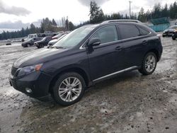 Lexus salvage cars for sale: 2012 Lexus RX 450H