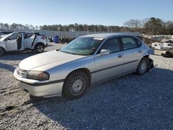 Chevrolet salvage cars for sale: 2001 Chevrolet Impala