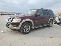 Ford Explorer salvage cars for sale: 2007 Ford Explorer Eddie Bauer