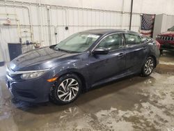 Honda Civic salvage cars for sale: 2017 Honda Civic EX