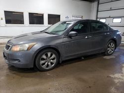 Honda Accord salvage cars for sale: 2009 Honda Accord EXL