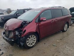 Toyota Sienna xle salvage cars for sale: 2015 Toyota Sienna XLE