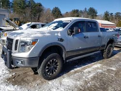 Salvage cars for sale from Copart Mendon, MA: 2017 Nissan Titan XD SL