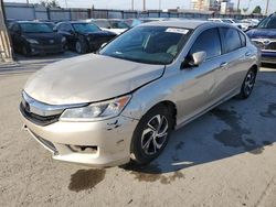 Honda Accord salvage cars for sale: 2016 Honda Accord LX