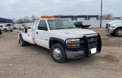 Salvage cars for sale from Copart San Antonio, TX: 2001 Chevrolet Silverado C3500