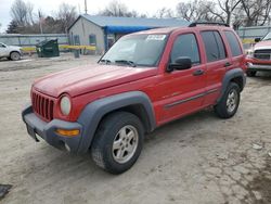 Jeep salvage cars for sale: 2003 Jeep Liberty Sport