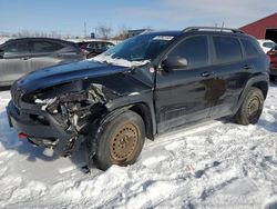 Salvage cars for sale from Copart London, ON: 2016 Jeep Cherokee Trailhawk