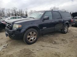 Ford salvage cars for sale: 2008 Ford Expedition EL Limited