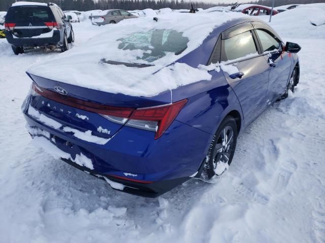 2021 Hyundai Elantra Blue