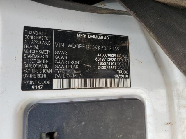 2019 Mercedes-Benz Sprinter 2500/3500