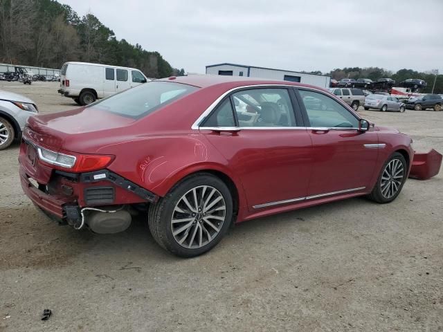 2017 Lincoln Continental Select