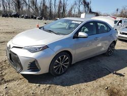 Toyota Corolla salvage cars for sale: 2017 Toyota Corolla L