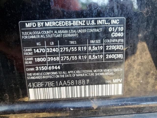 2010 Mercedes-Benz GL 450 4matic