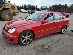 Salvage cars for sale from Copart Arlington, WA: 2007 Mercedes-Benz C 230