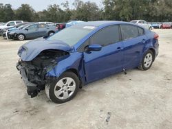 KIA Forte salvage cars for sale: 2017 KIA Forte LX