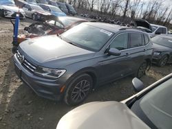 Volkswagen salvage cars for sale: 2019 Volkswagen Tiguan SE