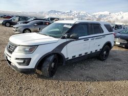 Ford Explorer salvage cars for sale: 2016 Ford Explorer Police Interceptor