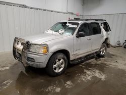 Ford Explorer salvage cars for sale: 2002 Ford Explorer XLT