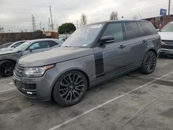 Land Rover salvage cars for sale: 2016 Land Rover Range Rover Supercharged