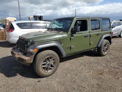 Salvage cars for sale from Copart Kapolei, HI: 2024 Jeep Wrangler Sport