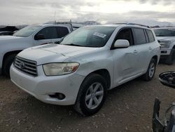 Toyota Highlander salvage cars for sale: 2008 Toyota Highlander