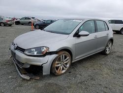 Volkswagen Golf salvage cars for sale: 2017 Volkswagen Golf S