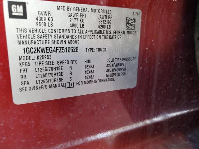 2015 Chevrolet Silverado K2500 Heavy Duty LTZ