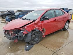 Toyota Corolla salvage cars for sale: 2019 Toyota Corolla L