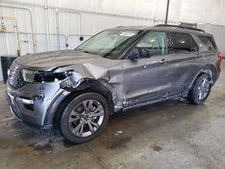 Ford Explorer salvage cars for sale: 2022 Ford Explorer XLT