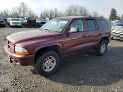 Dodge Durango salvage cars for sale: 2001 Dodge Durango