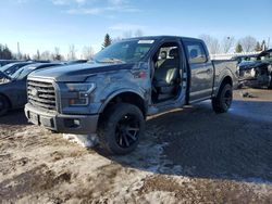 Ford salvage cars for sale: 2015 Ford F150 Supercrew