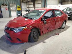 Toyota Corolla salvage cars for sale: 2016 Toyota Corolla L