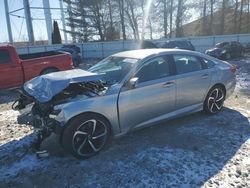 Honda Accord salvage cars for sale: 2019 Honda Accord Sport