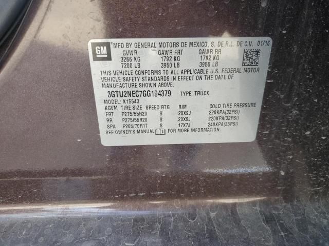 2016 GMC Sierra K1500 SLT