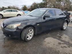 BMW salvage cars for sale: 2005 BMW 530 I