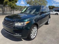 Land Rover Range Rover salvage cars for sale: 2014 Land Rover Range Rover Supercharged