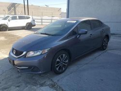 Honda Civic salvage cars for sale: 2015 Honda Civic EX