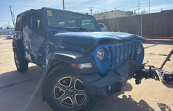 Salvage cars for sale from Copart Oklahoma City, OK: 2021 Jeep Wrangler Unlimited Sport