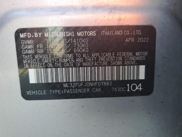 2022 Mitsubishi Mirage G4 ES