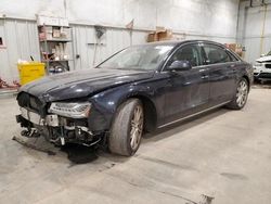 Audi salvage cars for sale: 2015 Audi A8 L Quattro