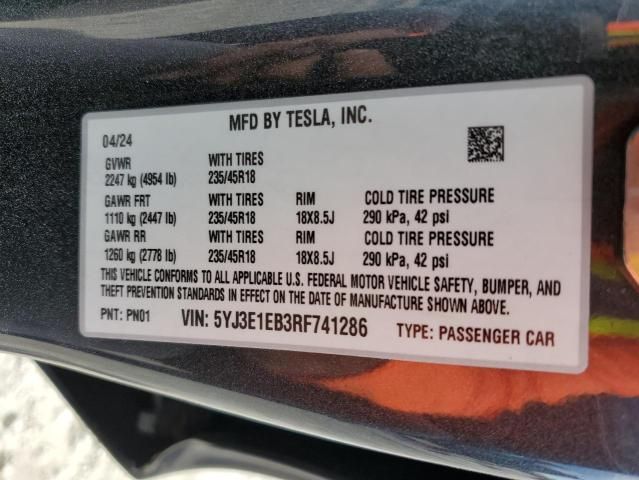 2024 Tesla Model 3