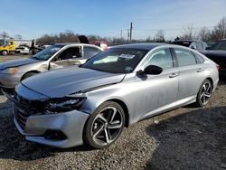 Honda Accord salvage cars for sale: 2022 Honda Accord Sport