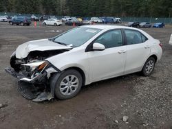 Toyota salvage cars for sale: 2015 Toyota Corolla ECO