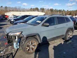 Jeep salvage cars for sale: 2015 Jeep Cherokee Trailhawk