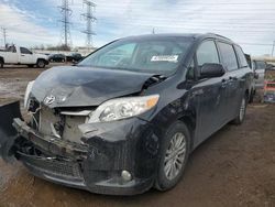 Toyota Sienna xle salvage cars for sale: 2015 Toyota Sienna XLE