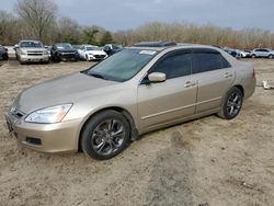 Honda Accord salvage cars for sale: 2006 Honda Accord EX