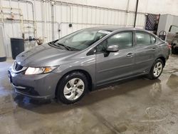 Honda Civic salvage cars for sale: 2013 Honda Civic LX