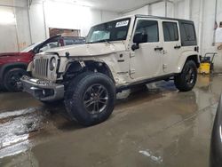 Jeep Wrangler salvage cars for sale: 2016 Jeep Wrangler Unlimited Sahara