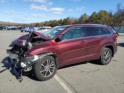 Toyota salvage cars for sale: 2017 Toyota Highlander SE