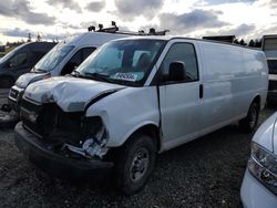 Salvage trucks for sale at Graham, WA auction: 2012 Chevrolet Express G3500